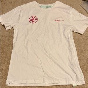 Off-White White Blurred Lines Tee